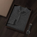 Refined Half-Zip Knit Pullover