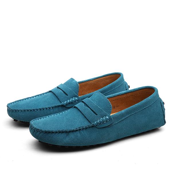 Suede Driver Loafers