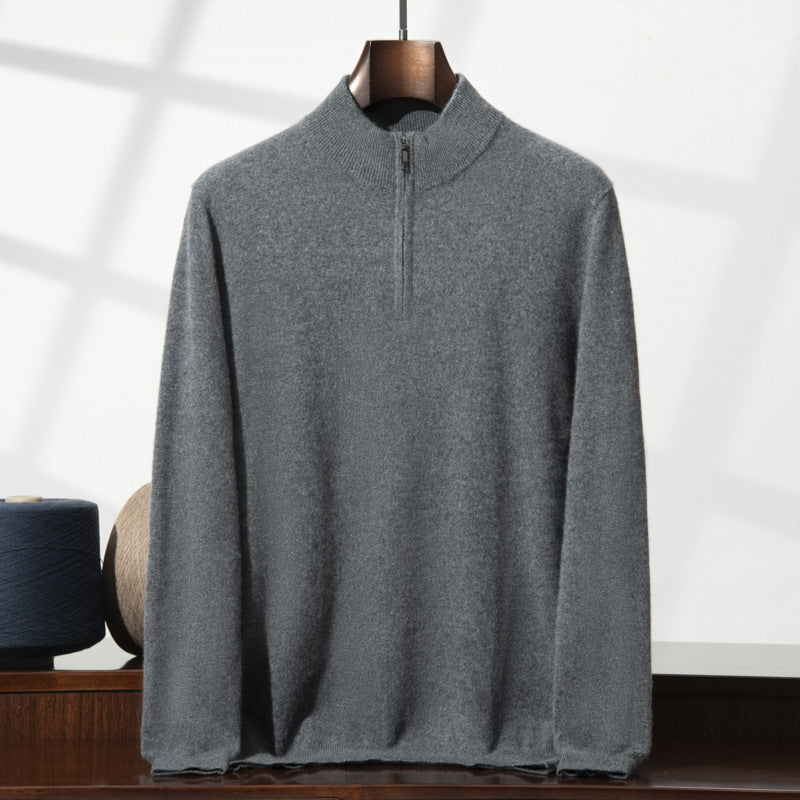 Refined Half-Zip Knit Pullover