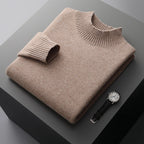 Essential Ribbed Mock Neck Sweater