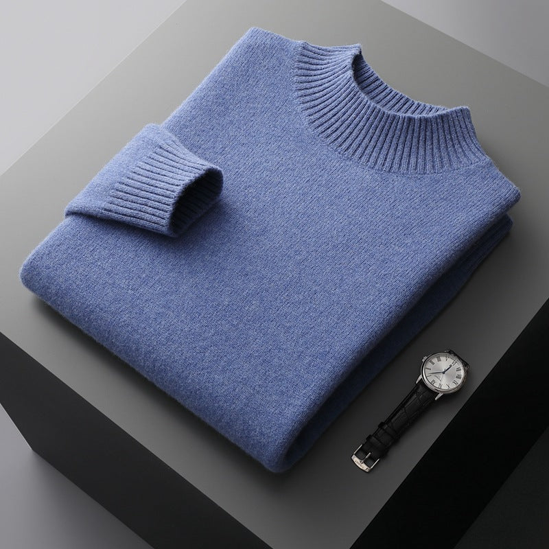Essential Ribbed Mock Neck Sweater