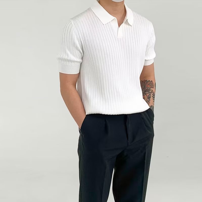 Florence - Ribbed Cotton Polo