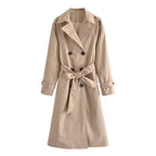 Classic Double-Breasted Trench Coat