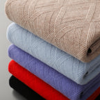 Diamond Knit Crewneck Sweater