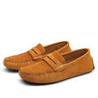 Suede Driver Loafers