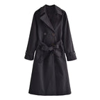 Classic Double-Breasted Trench Coat