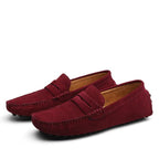 Suede Driver Loafers