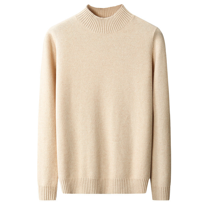 Essential Ribbed Mock Neck Sweater