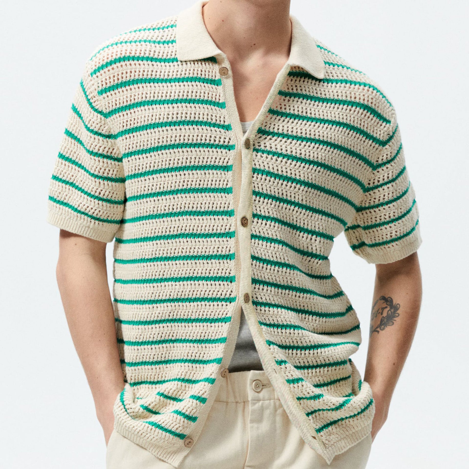 Marbella - Knitted Button Shirt