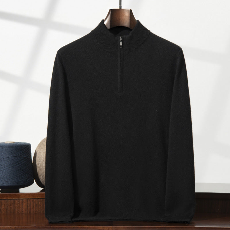 Refined Half-Zip Knit Pullover