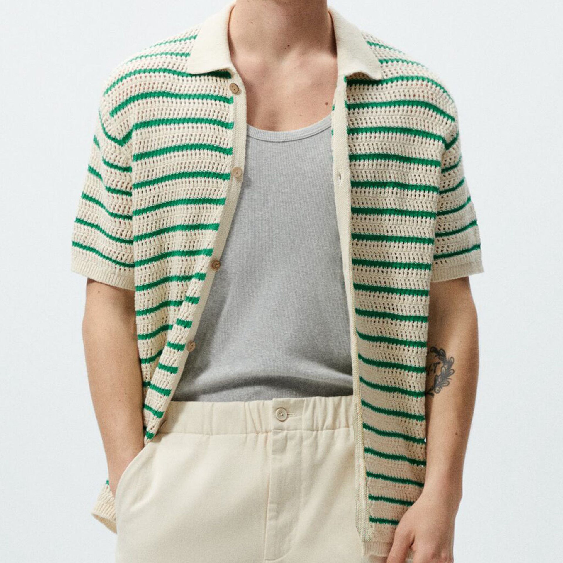 Marbella - Knitted Button Shirt