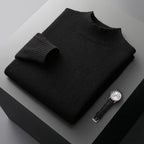 Essential Ribbed Mock Neck Sweater