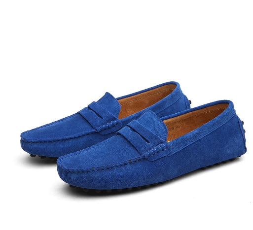 Suede Driver Loafers