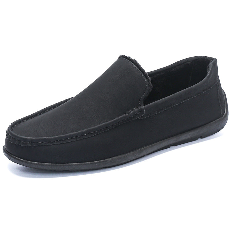 Premium Suede Loafers - Black Soles